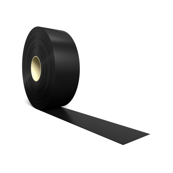 Schweißband PVC schwarz, weich