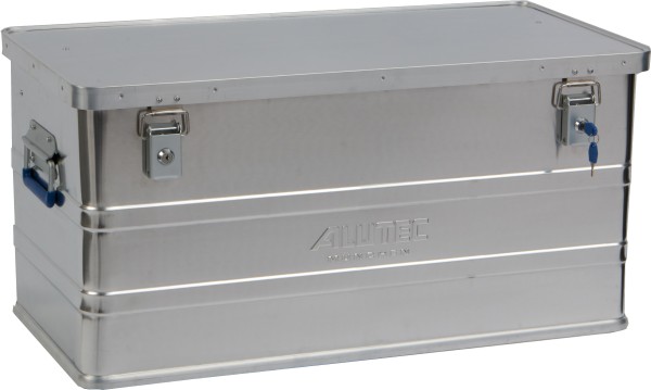 Aluminium-Box 142l, 90x50x38cm inkl.2Zylinderschlösser,Deckel